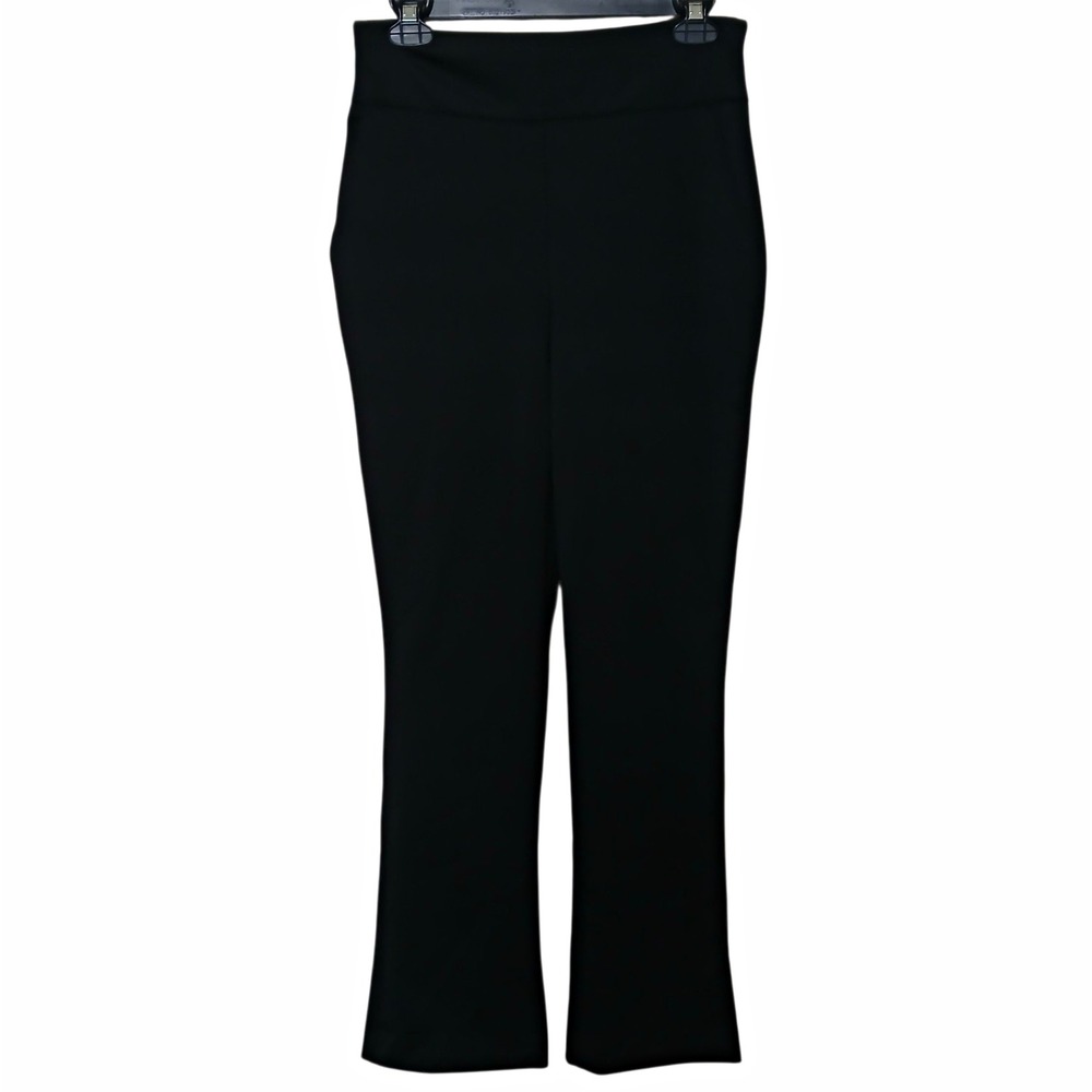 EXPRESS Pants Women Small Black Super Soft Double Knit High Rise Bootcut Pullon